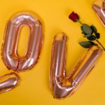 Gift Ideas - Love Letter Balloons and Red Rose